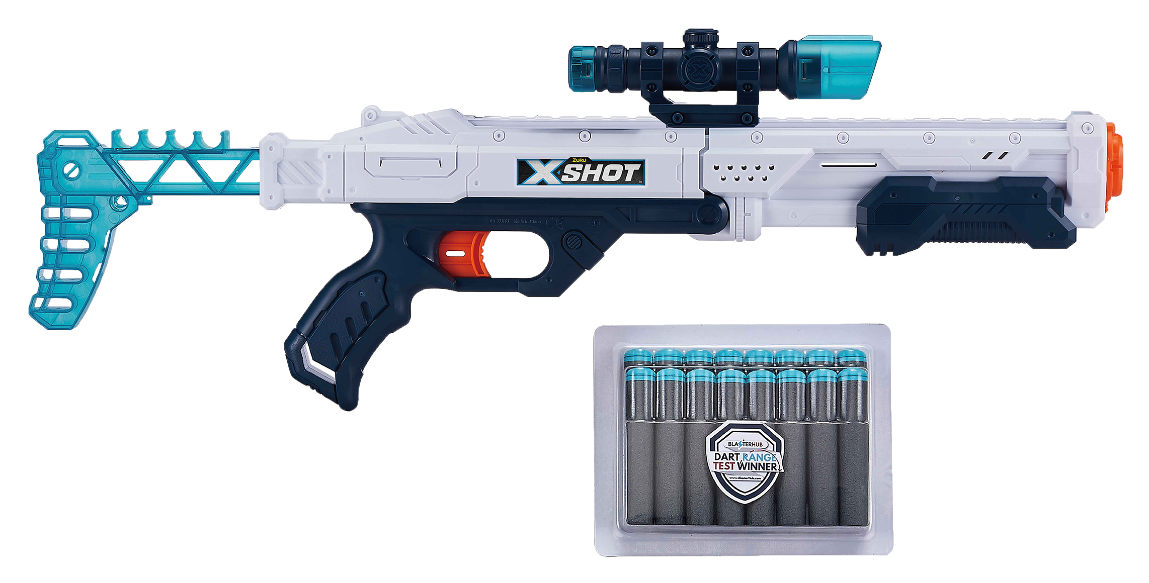 Zuru X-Shot Blaster Excel Hawk Eye Foam Dart Gun for Kids | Cabela's